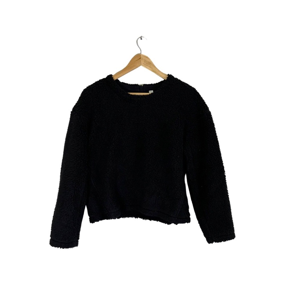Lululemon black wool blend fleece jacket size 6